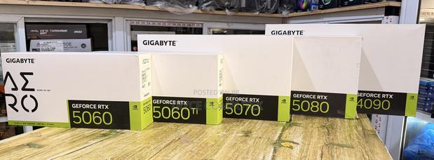 White Gigabytes RTX 50 Series Cards · Photo 1