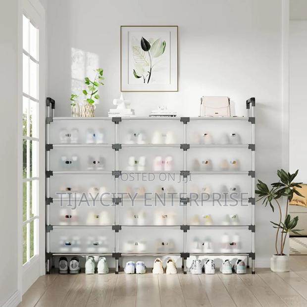Multi-Tier Shoe Rack Organizer. · Photo 1