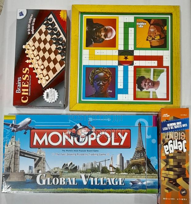 Monopoly + Chess + Ludo + Jenga · Photo 1