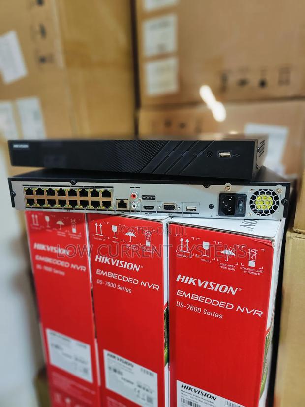 Hikvision 16ch NVR Poe Ds-7616ni-Q2/16p NVR Poe 16ch · Photo 1