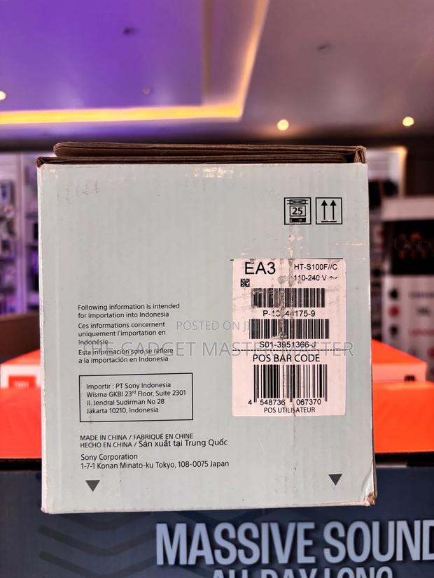 Sony Ht S100f 120w 2.0ch Stereo Soundbar · Photo 5