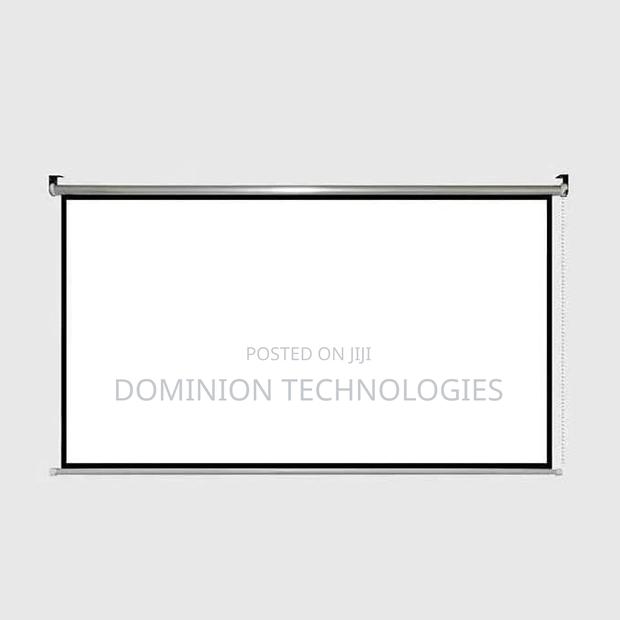 180cm*180cm // 70 Feet//70" Top Edge Manual Projector Screen · Photo 1