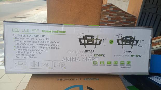 Adjustable Dual Arm Tv Wall Mount 40-80inch Cp501 · Photo 3