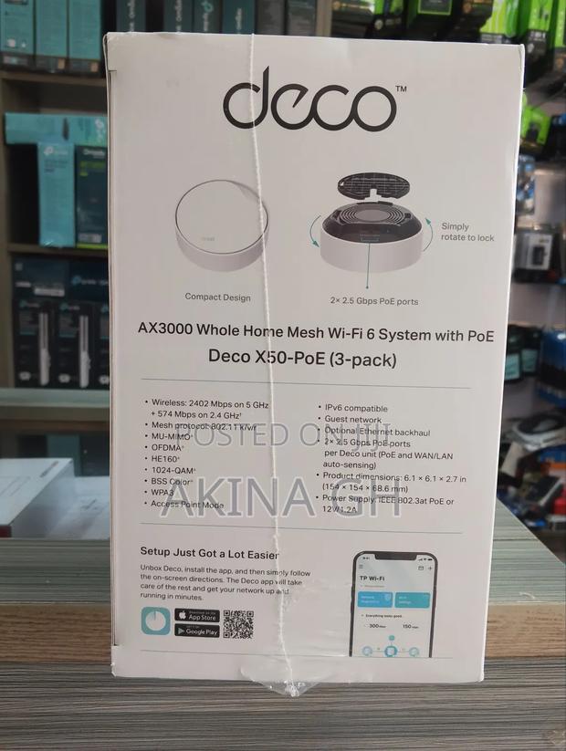 Deco Multi-Scenario Poe Mesh Wi-Fi Deco X50-Poe · Photo 4