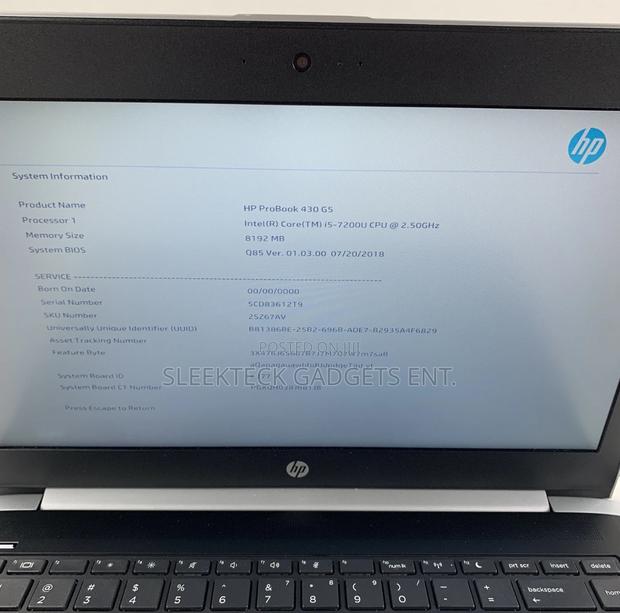 Laptop HP ProBook 430 G5 8GB Intel Core i5 SSD 256GB · Photo 4
