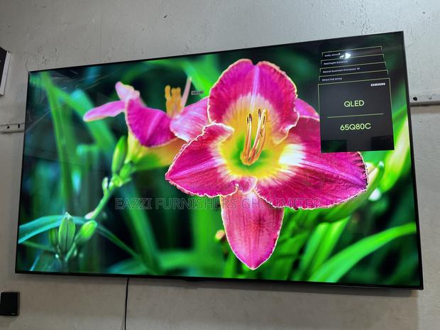65 Inch Samsung Qled 65q80c With Active 120hz Smart Satellite Uk Tv · Photo 1