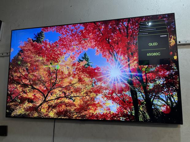 65 Inch Samsung Qled 65q80c With Active 120hz Smart Satellite Uk Tv · Photo 2