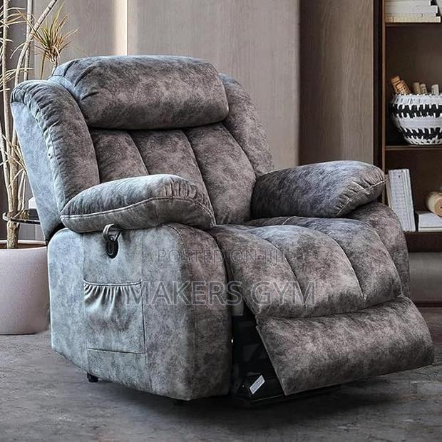Recliner Sofa (Manual)Fiber Fabric · Photo 1