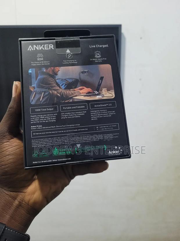 Anker Prime 100w Usb-c 3-port Gan Wall Charger For Phones And Laptops · Photo 3