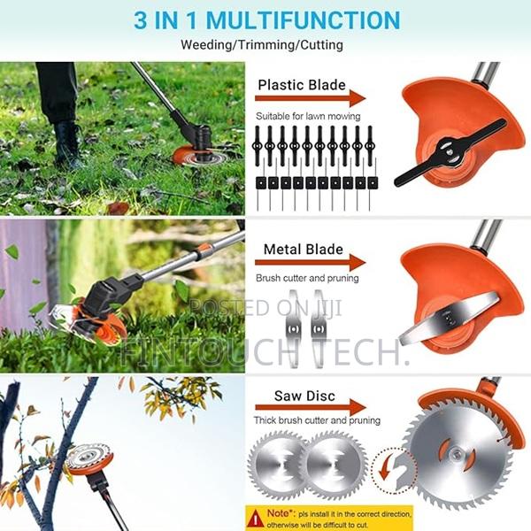 Rechargeable Lightweight Cordless Grass Trimmer and Weed Wacker/Cutter · Photo 3