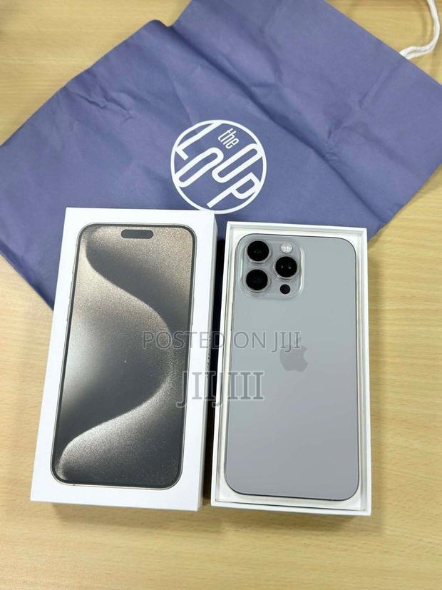 Apple iPhone 15 Pro Max 256 GB Silver · Photo 1
