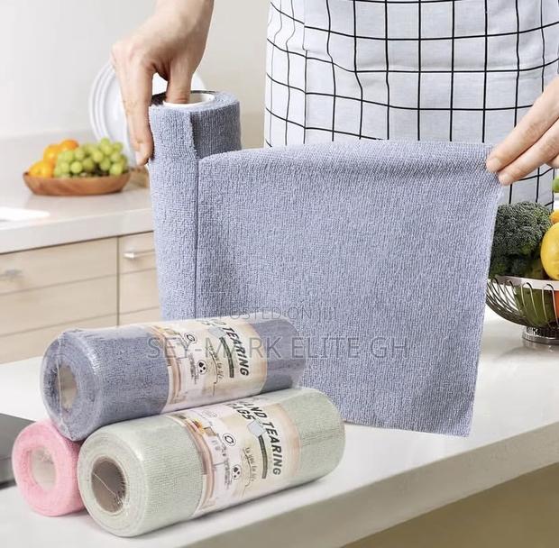 50pcs Multipurpose Reusable Microfiber Napkin · Photo 1