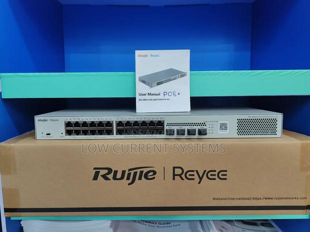 Ruijie 24 Port Interprice Poe+ Switch 370w Free Cloud Managed · Photo 1