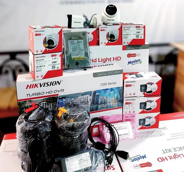 Hikvision 2mp Surveillance Kits 8 Cameras Complete Kit With Audio · Photo 1