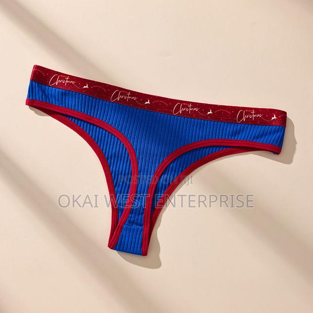 Holiday Ribbed Cotton Thong 3 Pieces · Photo 6