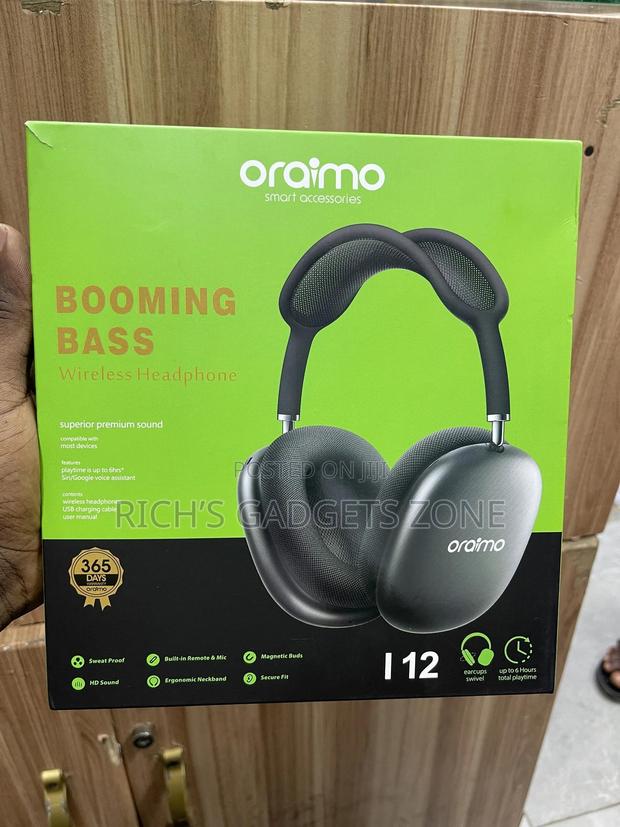 🎧 Oraimo Booming Bass Wireless Headphone: Superior Premium Sound · Photo 1