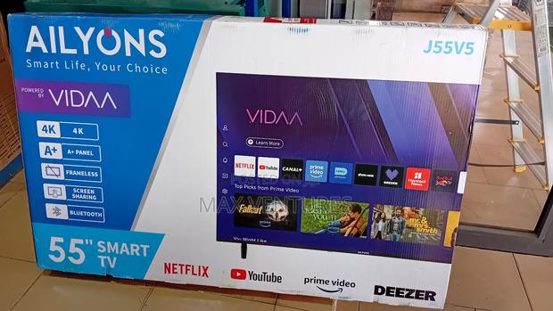 Ailyons Glossy Screen 55" Smart Android Television Netflix 55 Inche · Photo 1
