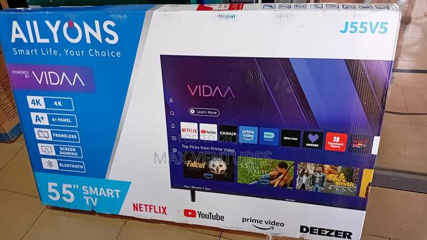 Ailyons Glossy Screen 55" Smart Android Television Netflix 55 Inche · Photo 2