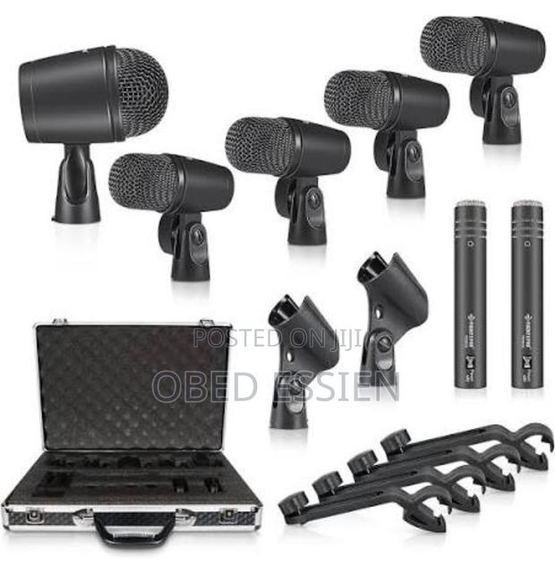 7 Sets of Drums Shure Mics