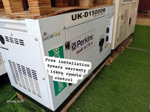 **Perkins 15kva Diesel Generator – Remote Start, Fuel Efficient · Photo 1