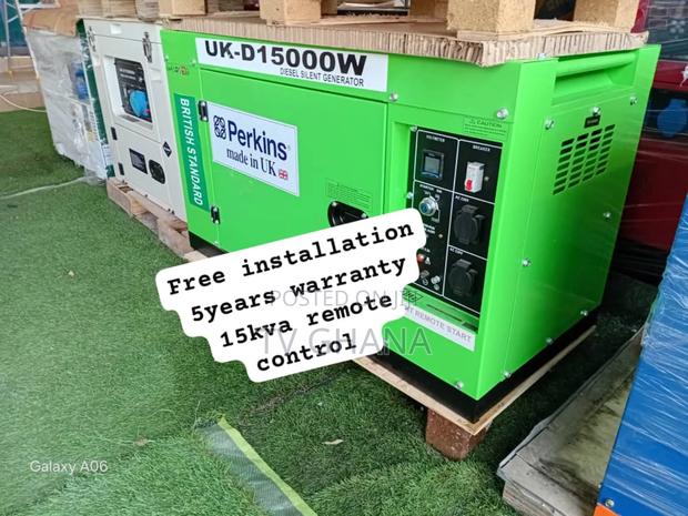 Perkins 15kva Diesel Generator – Strong Power, Smart Remote · Photo 1