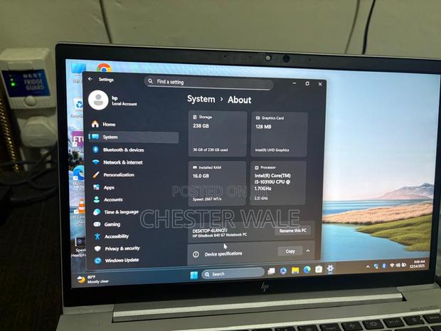 Laptop HP EliteBook 840 G7 16GB Intel Core I5 HDD+SSD 256GB · Photo 4