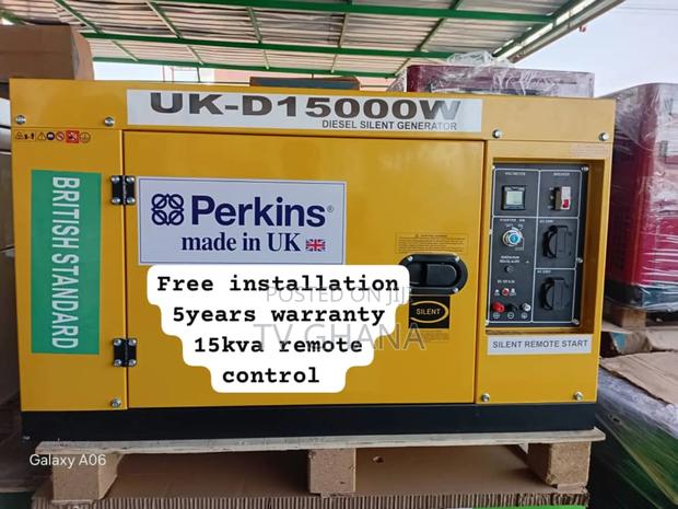 Perkins 15kva Diesel Generator – Convenient Remote Operation · Photo 1