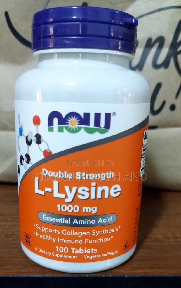 L-Lysine, 1000mg, 100 Tablets (Support Collagen& Sleep) · Photo 1