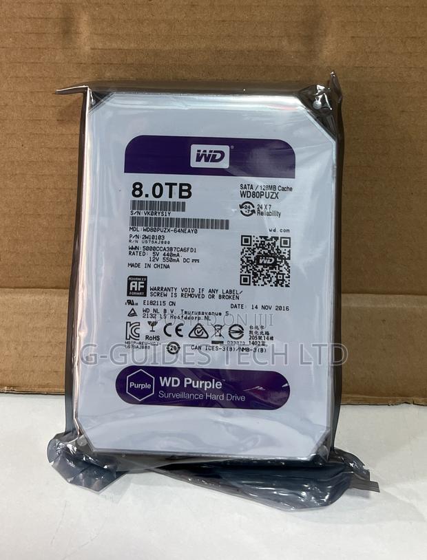 Western Digital (Wd) Purple 8tb Surveillance Hard Drive · Photo 1