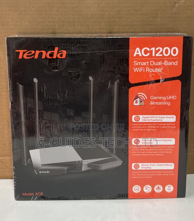 Tenda Ac1200 Smart Dual-Band Wifi Router Ac6 · Photo 1