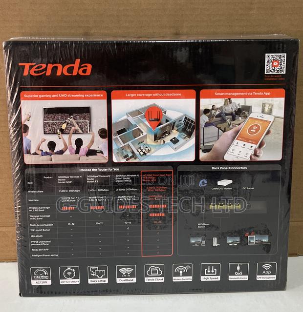 Tenda Ac1200 Smart Dual-Band Wifi Router Ac6 · Photo 2