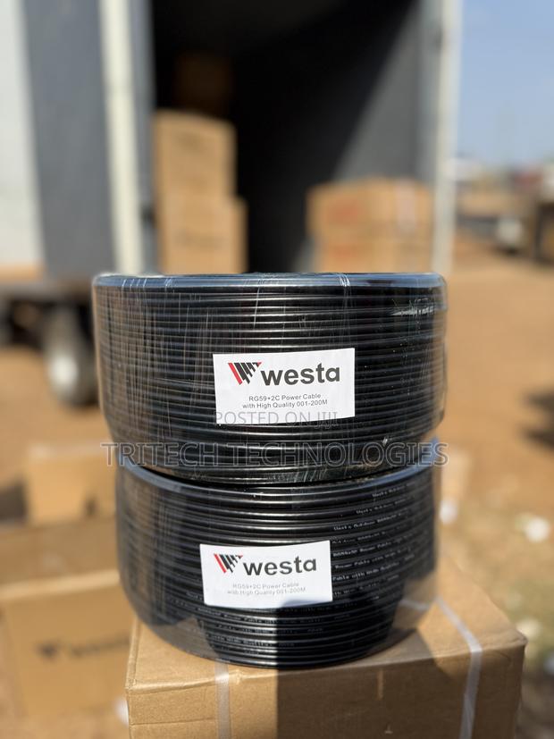 Westa Coaxial Cable Rg59 With Power 200m · Photo 1