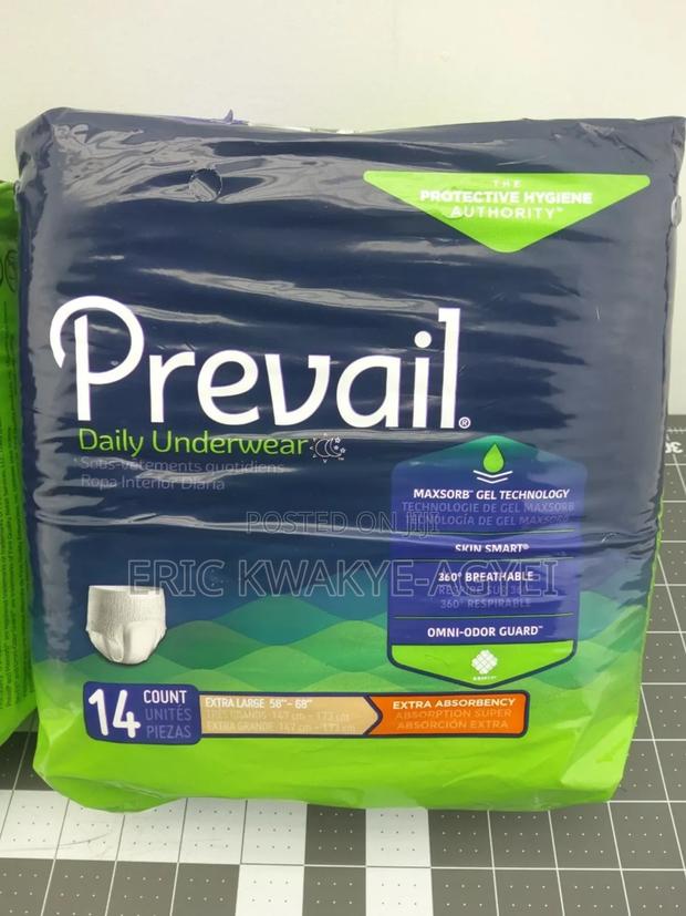 Prevail Underwear, Extra Absorbency, Xl, 54"-64", 14 Count, · Photo 1