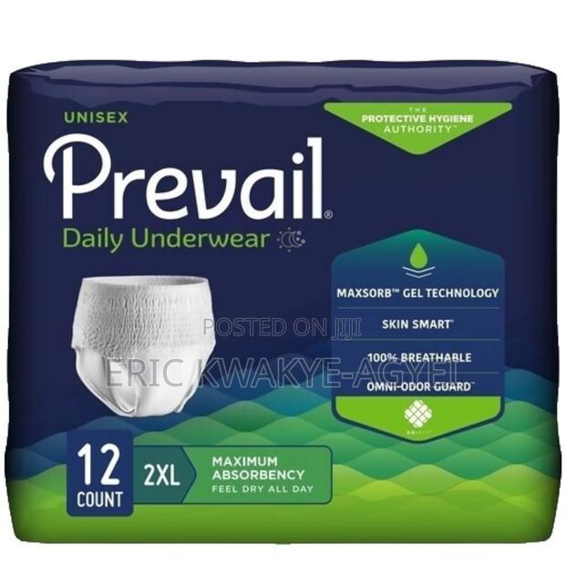 Prevail Daily Underwear, Maximum Absorbency, XXL, 12 Count · Photo 1
