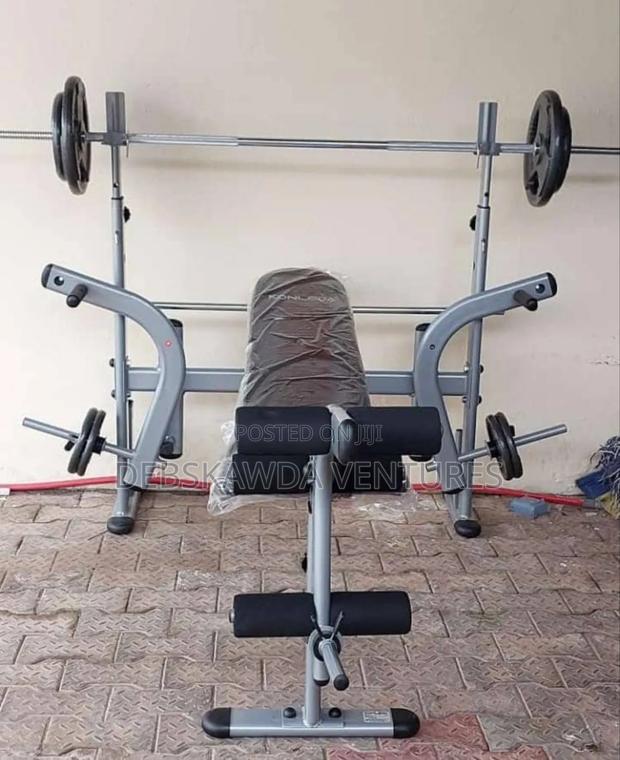Bench Press Set With 45kg Weight · Photo 1
