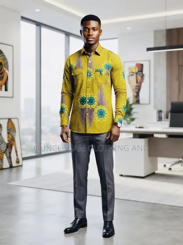 African Print Shirt for Men · Photo 1