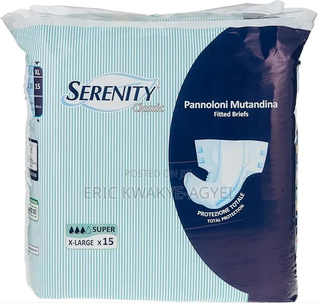 Serenity Adult Diapers Xl (15 PCS · Photo 1