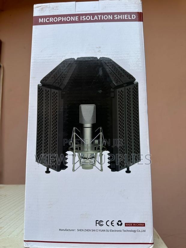 5 Panel Surrounded Microphone Recording Sound Enclosure Noise Burner · Photo 1