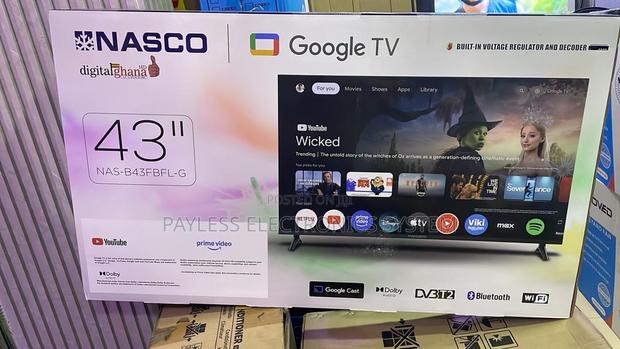 Nasco 43 Inch Frameless Smart Android Google Tv · Photo 3