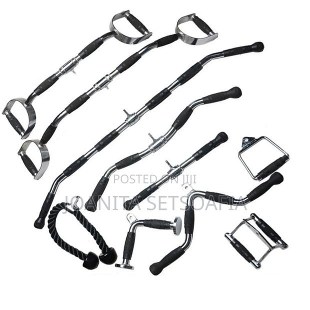Lat Pull Down Machine Accessories Bars · Photo 1