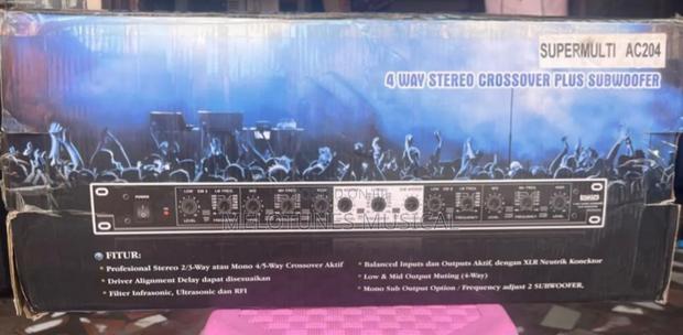 Supermulti Ac-204 Stereo 4-Way Professional Audio Crossover. · Photo 3