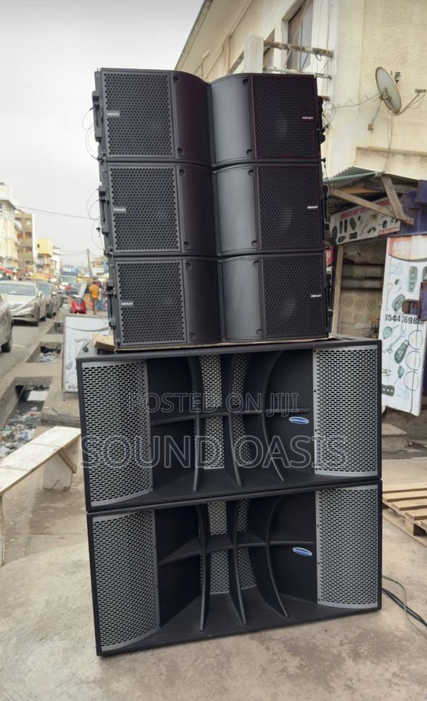 Three 10 Inches Ashley Line Arrays And A Pair Of American Audio Bass · Photo 3