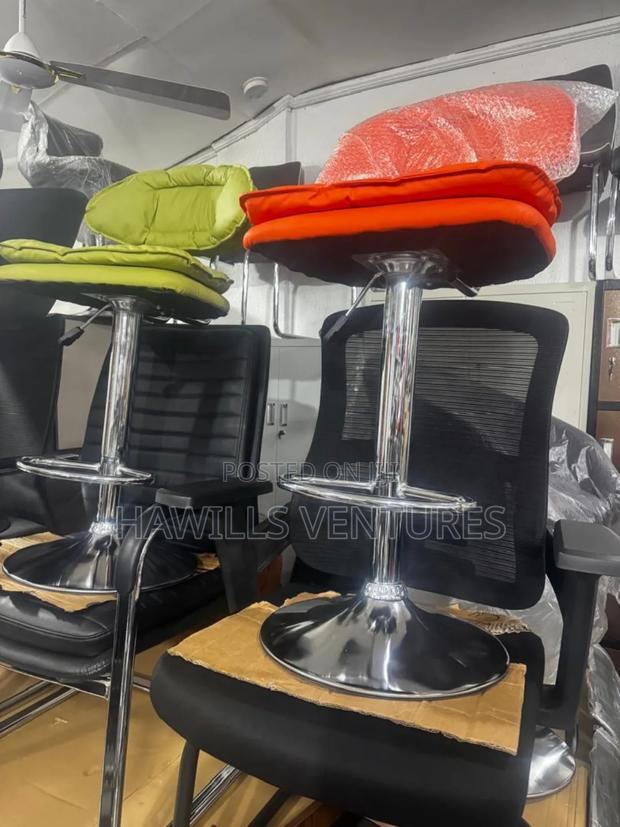 Orange Color Bar Stool · Photo 1