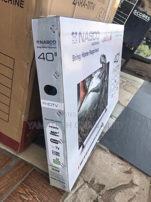 Nasco 40inch Slim And Flameless Digital Satellite Tv · Photo 1
