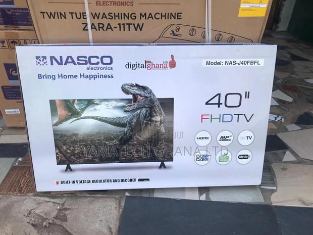 Nasco 40inch Slim And Flameless Digital Satellite Tv · Photo 2