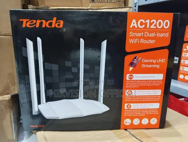 Ac1200 Dual Band Wifi Router Tenda-Ac 5 · Photo 1