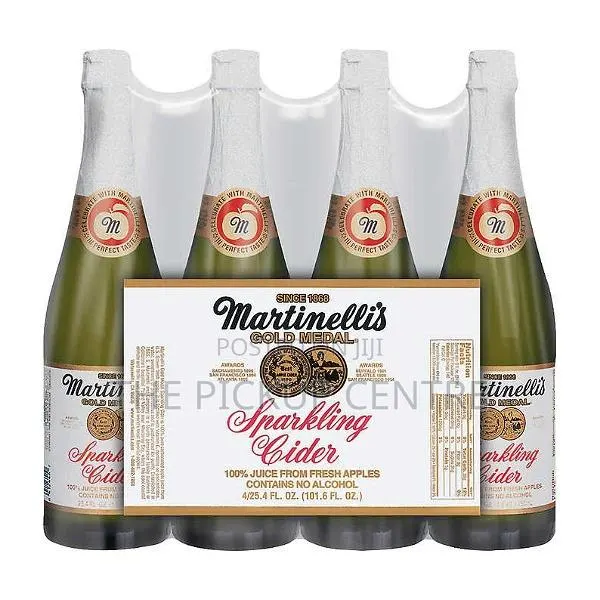 Martinelli's Sparkling Cider, Apple, 25.4 Fl Oz, 4 Ct · Photo 1