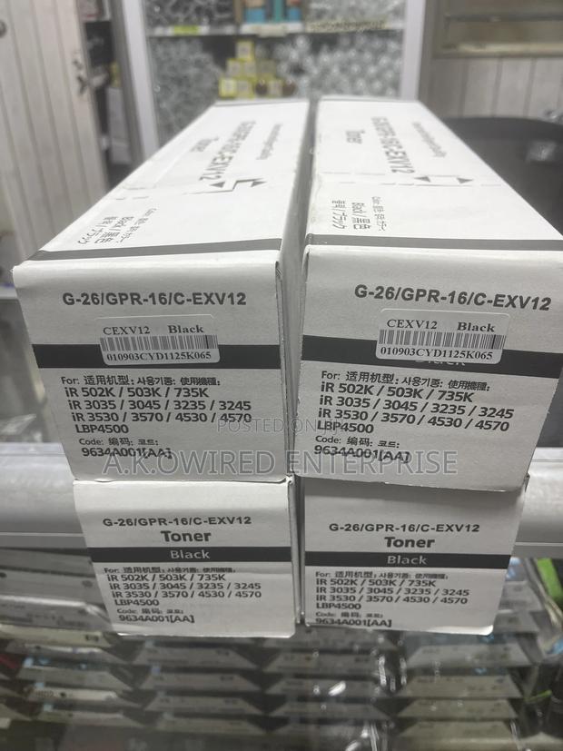 Npg26 GPR-16 C-Exv12 Toner Canon · Photo 2