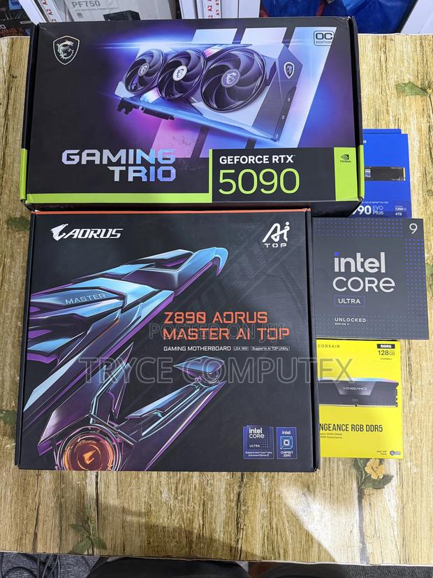 Intel Core Ultra 9 285k Cpu , Rtx 5090 32gb ,128gb Ddr5 Ram Combo · Photo 1