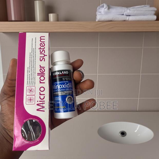 Derma Roller Minoxidil 5% Combo – Hairline Crown Treatment · Photo 1